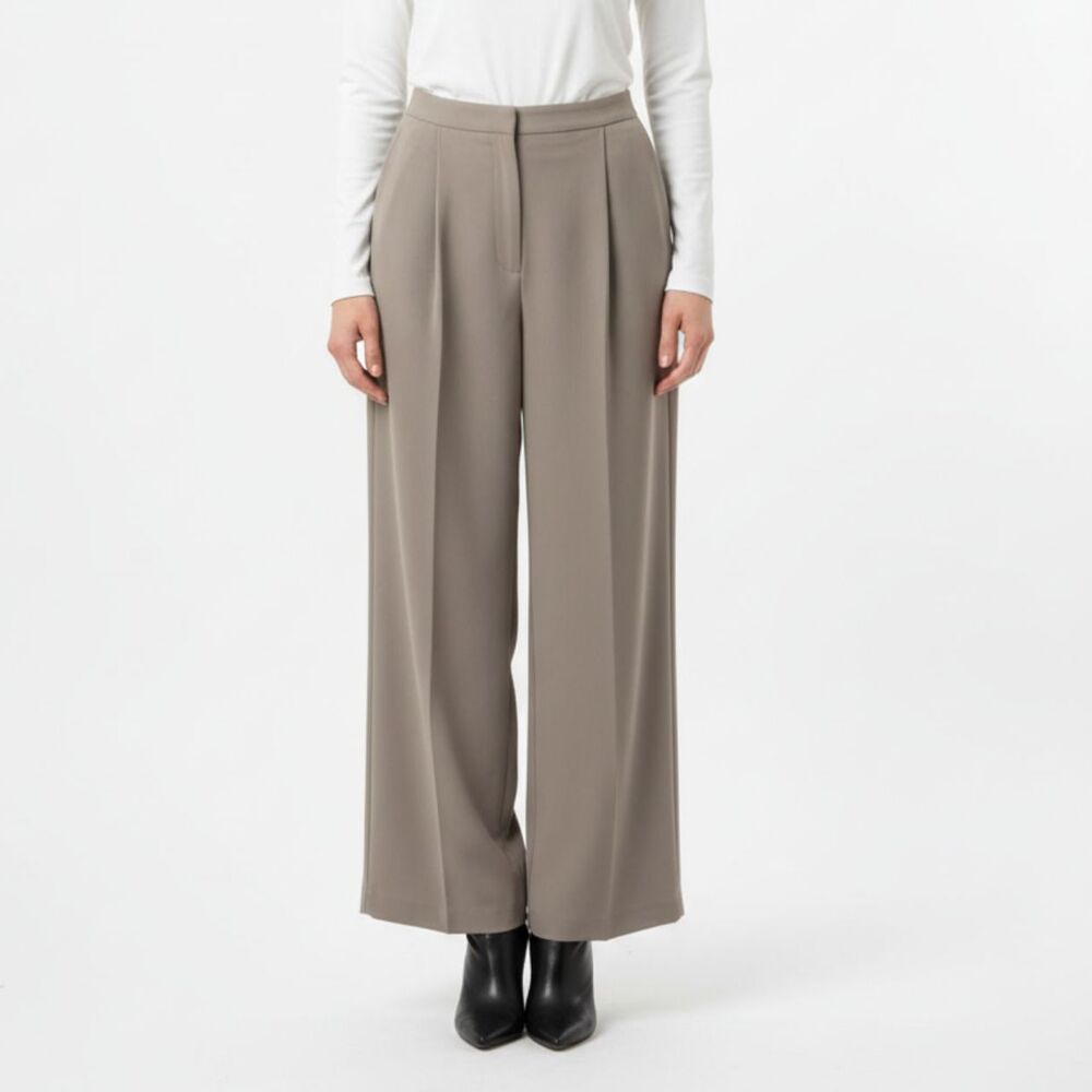 Emanuel Ungaro  Vintage Gray-Taupe Straight Leg Trouser Pants 6